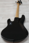Preview: Sandberg California II TM5 Ebony Fretless, Black Highgloss