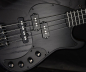 Preview: Sandberg California II VT4 & VM4 Nighthawk Pickguard, Black Aluminium