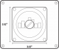 Preview: Temple Audio Design TQR-L Quick Release Large Mounting Plate