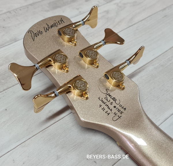 Spector USA Custom Shop Doug Wimbish 5 True Champagne, Signature, Limited Edition