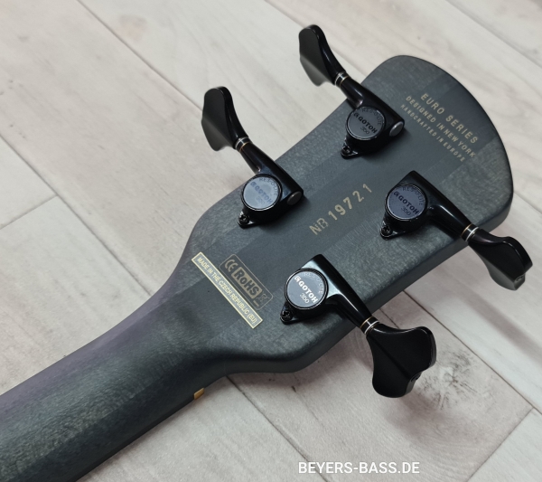 Spector Euro 4 LX, Black Stain Matte, Lefthand