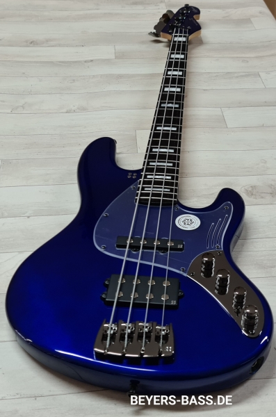 Sandberg California Grand Dark TM4 Custom Ebony, San Remo Blue Highgloss