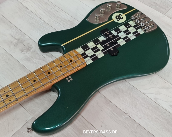 Sandberg California II VS4 Custom, Soft Aged Car Design, British Racing Green