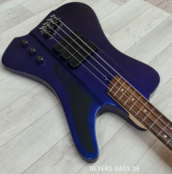 Dingwall D-Roc Standard 4 PF, Blue to Purple Colorshift