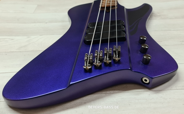 Dingwall D-Roc Standard 4 PF, Blue to Purple Colorshift