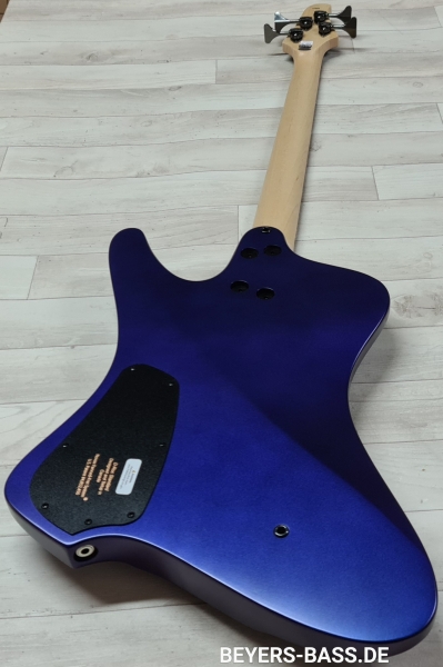 Dingwall D-Roc Standard 4 PF, Blue to Purple Colorshift