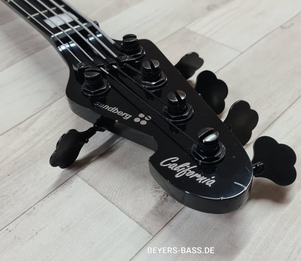 Sandberg California II VT5 Ebony Custom 3-EQ, Soft Aged Gold