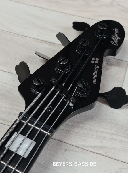 Sandberg California II VT5 Ebony Custom 3-EQ, Soft Aged Gold