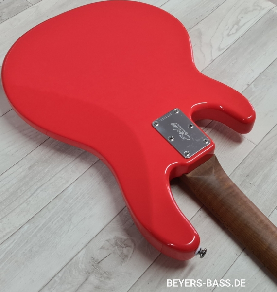 Sterling by Music Man Ray SS4 StingRay Short Scale, Fiesta Red