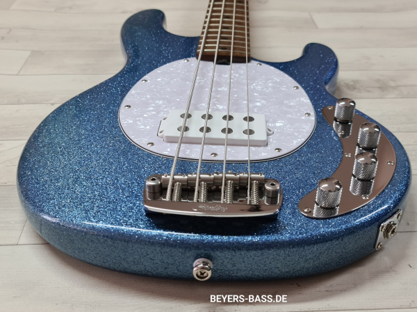 Sterling by Music Man StingRay Ray34 H, Blue Sparkle, B-Ware