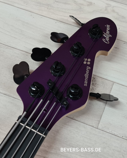 Sandberg California II Central 5 Ebony, Custom Color Violet Metallic Highgloss