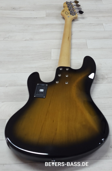 Sandberg California II TT4 Lionel Shortscale Greenline Custom, Highgloss Tobacco Sunburst