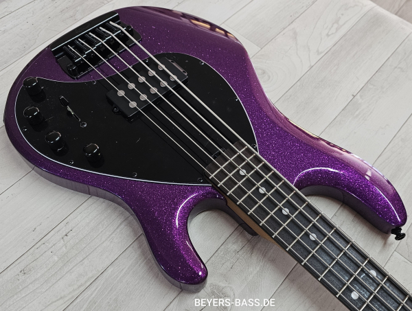 Sterling by Music Man StingRay Ray35 H, Purple Sparkle