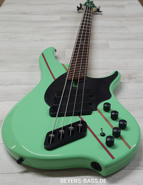 Dingwall JT3 John Taylor 4-String, Seafoam Green, Signature