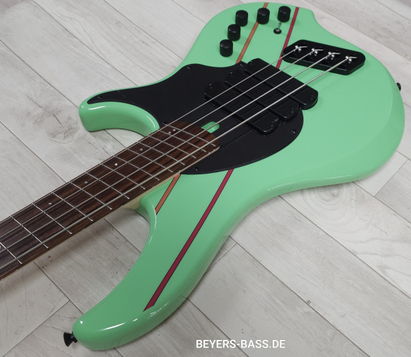 Dingwall JT3 John Taylor 4-String, Seafoam Green, Signature