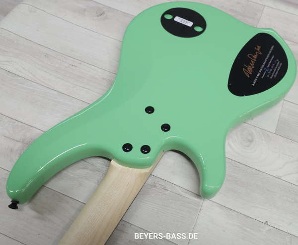 Dingwall JT3 John Taylor 4-String, Seafoam Green, Signature