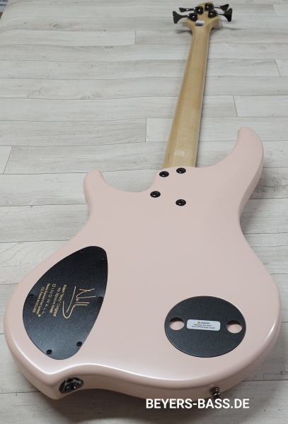 Dingwall NG3 4-String Nolly, Shell Pink, Signature