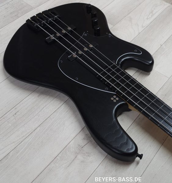 Preview: Sandberg California II TT4 Fretless, Open Pore Black, Linkshänder