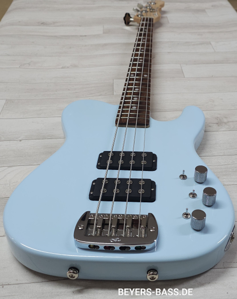 G&L USA Option Order Asat Bass Empress SON, Sonic Blue, Demo-Modell