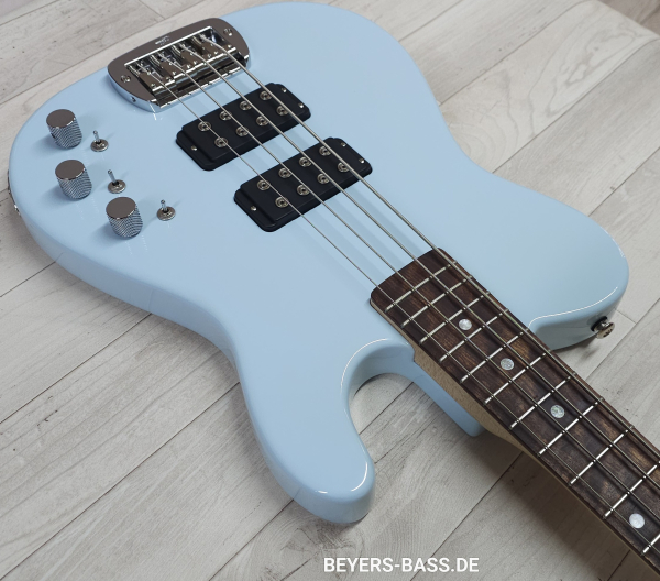 Preview: G&L USA Option Order Asat Bass Empress SON, Sonic Blue, Demo-Modell