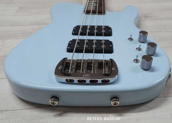 Preview: G&L USA Option Order Asat Bass Empress SON, Sonic Blue, Demo-Modell