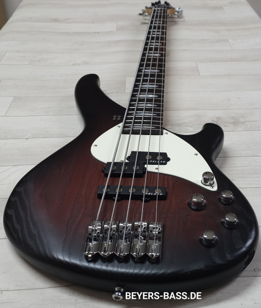 Sandberg Custom 5 Yolanda Charles, Open Pore Brownburst, Signature