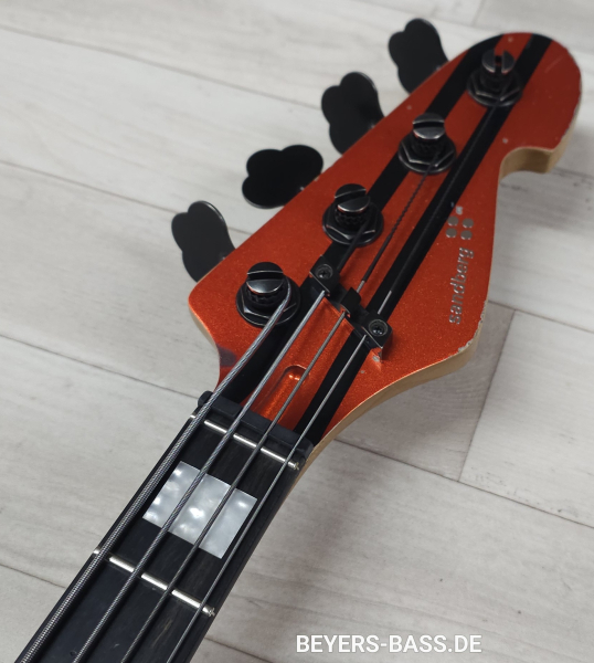 Sandberg Forty Eight VM4 Ebony, Hardcore Aged Reserve Orange Metallic/Black Stripes