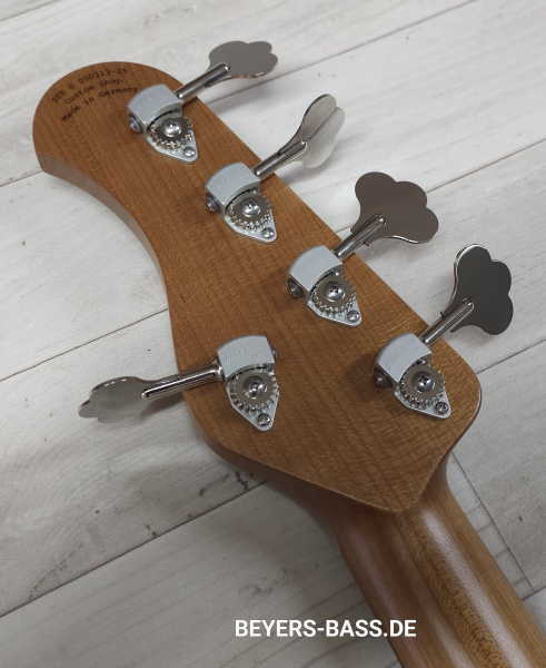 Sadowsky Custom Shop 21-Fret Vintage J/J Bass 5, Solid Vintage Teal Green Metallic, 2nd Hand