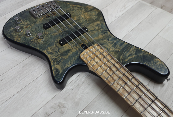 Preview: Marleaux Votan XS Deluxe 5 Ash Burl, Autumn Burst, 2nd Hand
