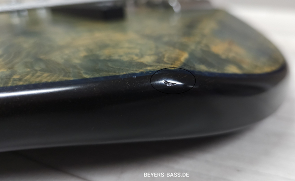 Marleaux Votan XS Deluxe 5 Ash Burl, Autumn Burst, 2nd Hand