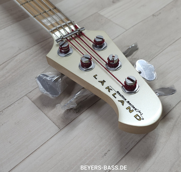 Lakland Skyline Darryl Jones 5 SDJ5 MN WP White Pearl, Signature