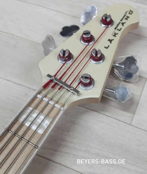 Lakland Skyline Darryl Jones 5 SDJ5 MN WP White Pearl, Signature