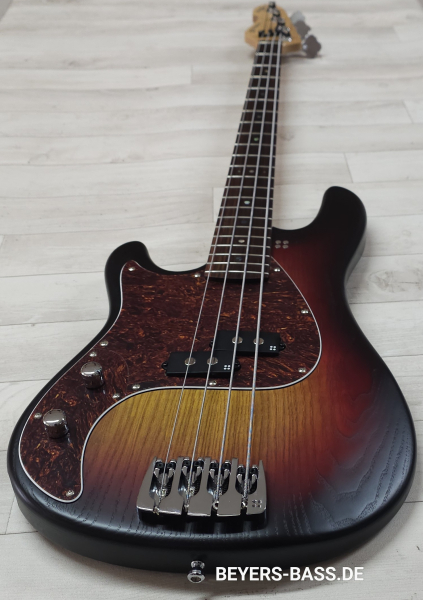 Sandberg California II VS4 passiv, Open Pore 3-Tone Sunburst, Linkshänder