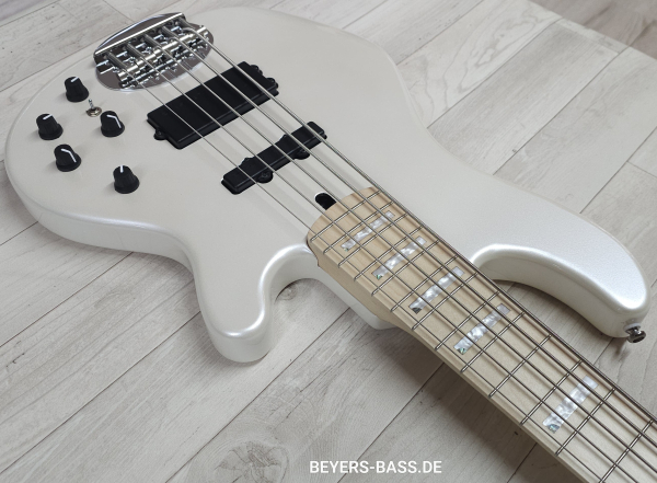 Preview: Lakland Skyline 55-02C Custom, White Pearl Gloss
