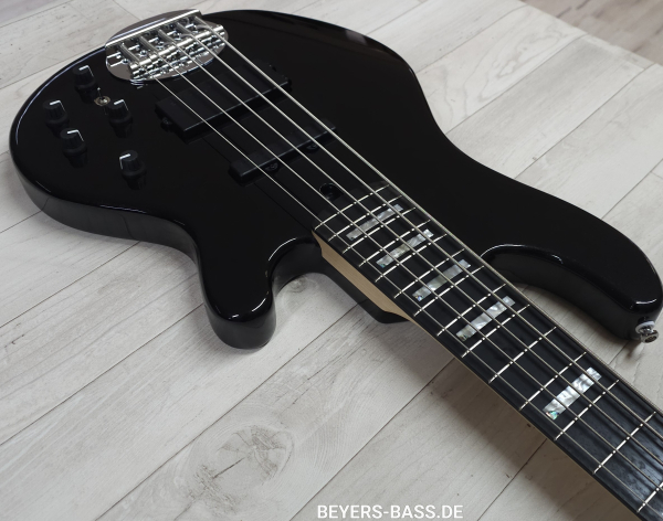 Preview: Lakland Skyline 55-02C Custom, Black Sparkle Gloss