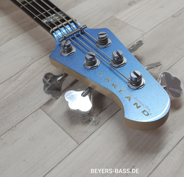 Lakland Skyline 55-60C Custom, Lake Placid Blue Gloss