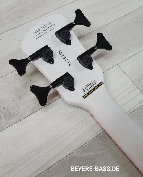 Spector Euro 4 LX Exclusiv, White Stain Matte, Limited Edition, B-Ware