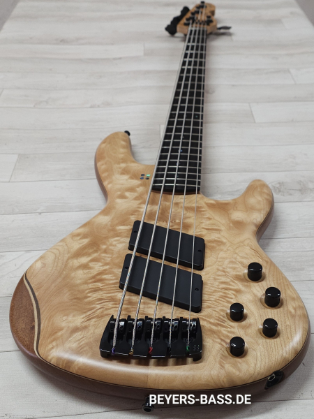 Sandberg Panther Special 5 Ebony, Rarewood Quilted Maple, 2nd Hand