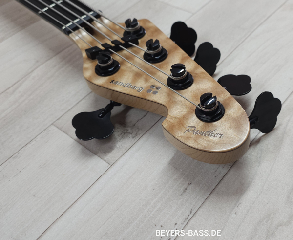 Sandberg Panther Special 5 Ebony, Rarewood Quilted Maple, 2nd Hand