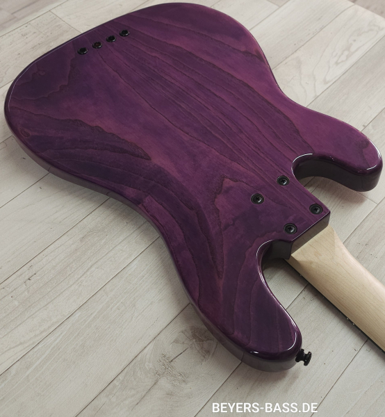 Lakland Skyline 44-64 Custom GZ Geezer Butler, Translucent Purple Gloss