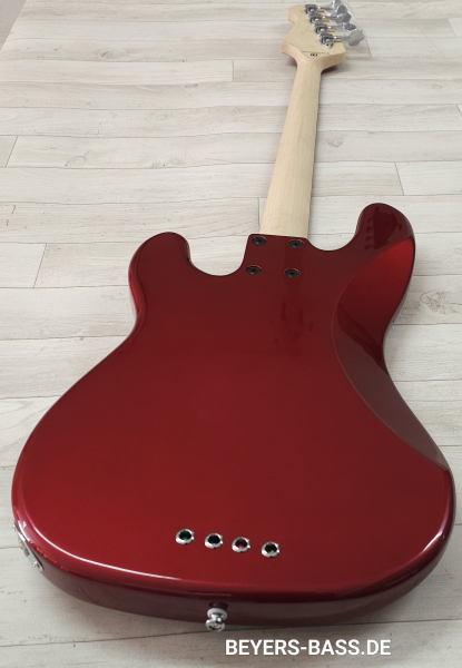 Lakland Skyline 44-64C Custom, Candy Apple Red Gloss
