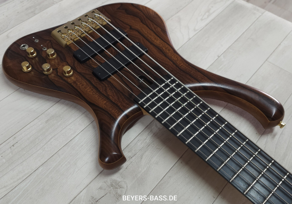 Preview: Marleaux Consat Custom 6 Neck Through, Rarewood Ziricote, 2nd Hand