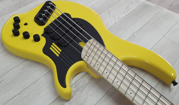 Preview: Dingwall NG3 5-String Nolly, Ferrari Yellow LTD, Signature,  Limited Run