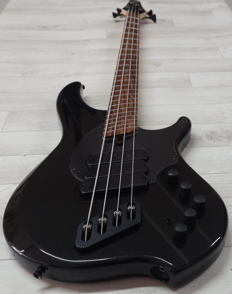 Dingwall JT3 John Taylor 4-String, Stealth Black, Signature