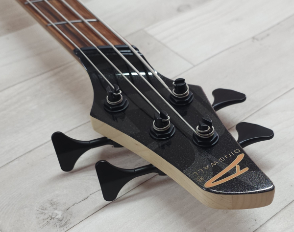 Dingwall JT3 John Taylor 4-String, Stealth Black, Signature