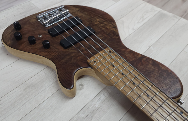 Preview: Sadowsky Custom Shop Single Cut 24-5 Walnut, Natural Transparent Satin, 2nd Hand