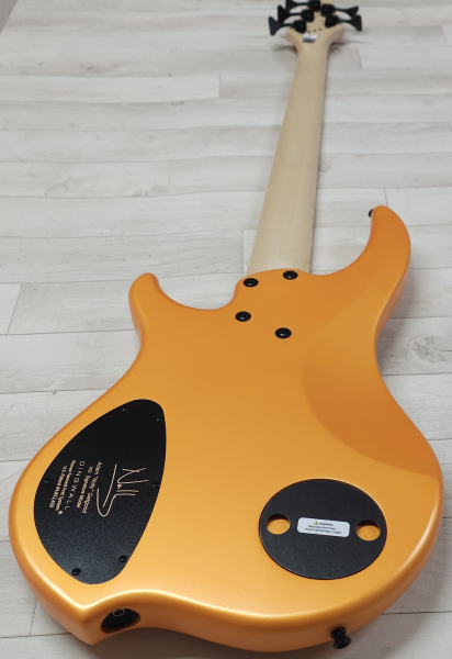 Dingwall NG3 5-String Nolly, Matte Lambo Orange, Signature