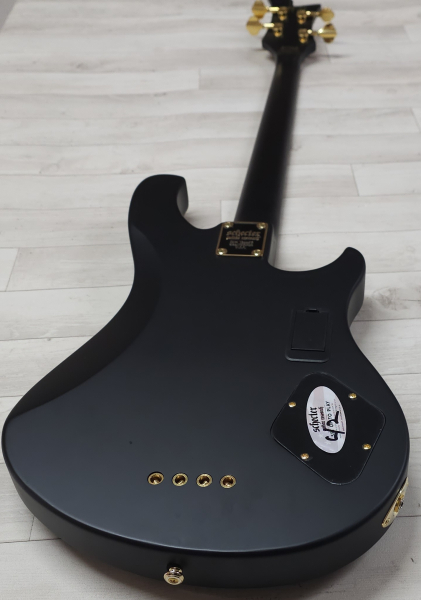 Schecter Johnny Christ Signature, Satin Black, Linkshänder