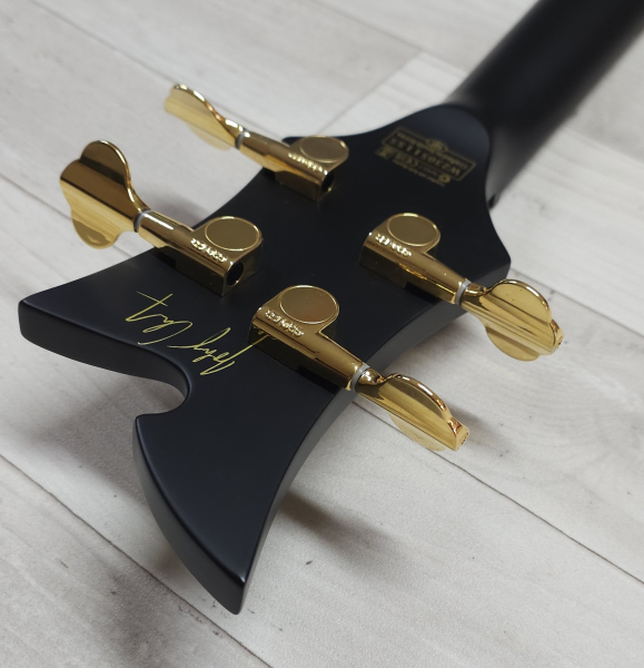 Schecter Johnny Christ Signature, Satin Black, Linkshänder