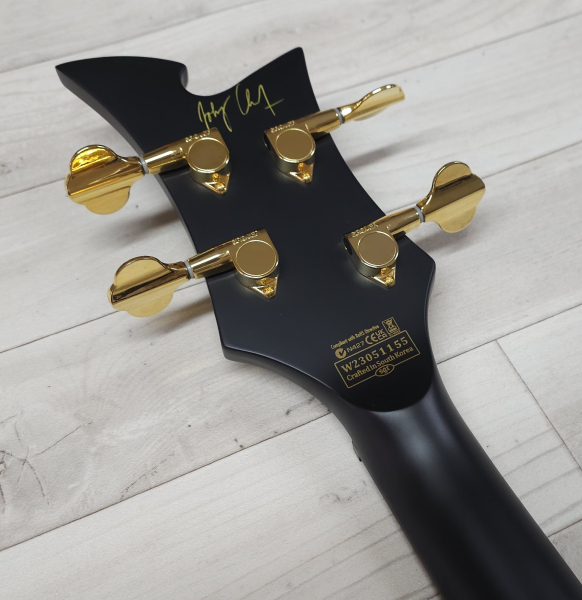 Schecter Johnny Christ Signature, Satin Black, Linkshänder